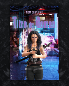 couverture cover premade prefabriquee post apo zombie femme forte