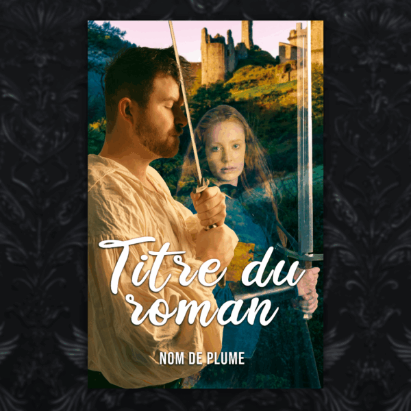 cover premade couverture livre ecosse epee fantome femme homme