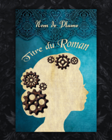 couverture cover premade prefabriquee femme steampunk engrenage victorien