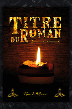 premade cover couverture prefabriquee magie lumiere bougie sorcier sorciere magicien