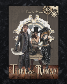 couverture preamde préfabriquee cover abordable pas chere steampunk victorien team engrenange