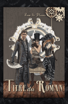 couverture preamde préfabriquee cover abordable pas chere steampunk victorien team engrenange