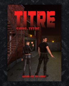 couverture de roman premade prefabrique abordable post apo horreur dystopie anticipation sfff science fiction