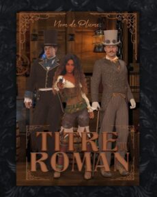 couverture prefabriquee premade pas chere accessible raisonnable steampunk cover